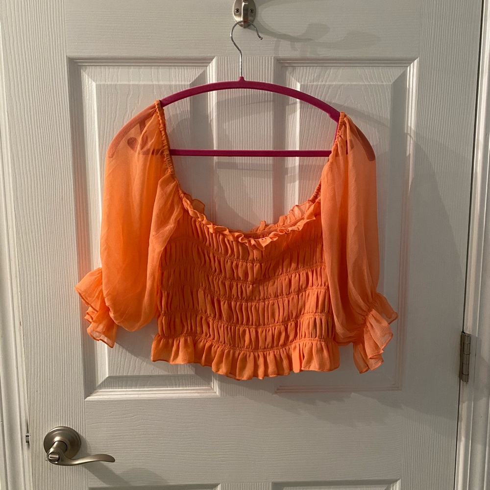 UO Sheer Crop Top
